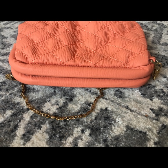SALE!! 🧡Anthropologie Coral Chain Crossbody Purse - Picture 3 of 9